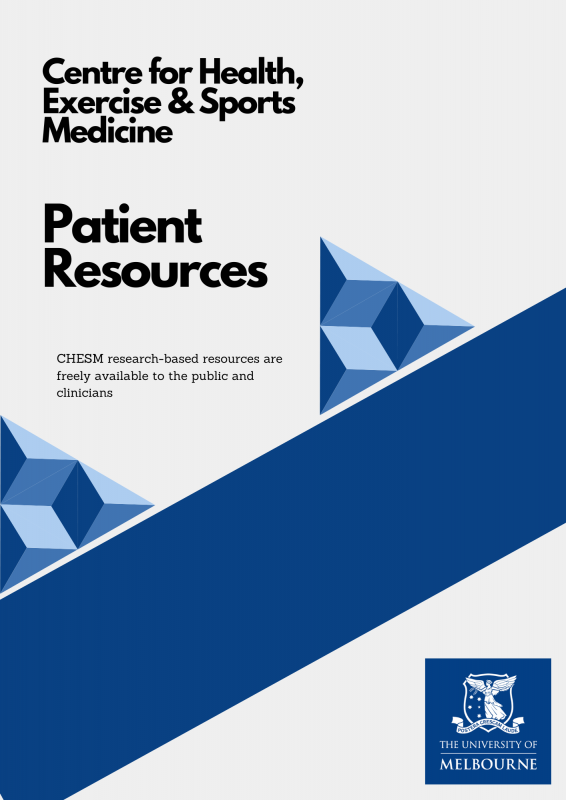 CHESM Patient Resources front cover