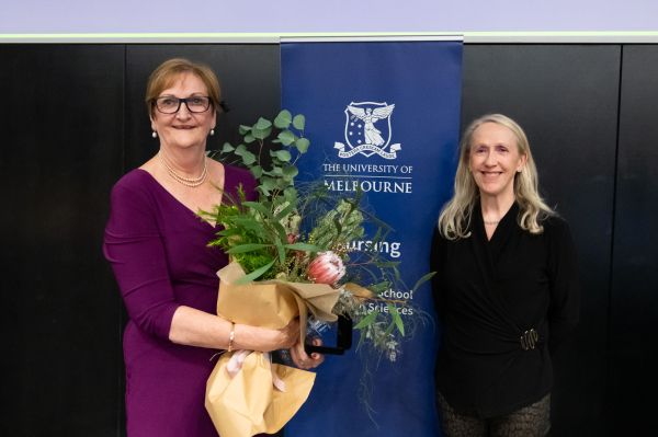 Photograph of Prof Sanchia Aranda and Prof Denise Harrison