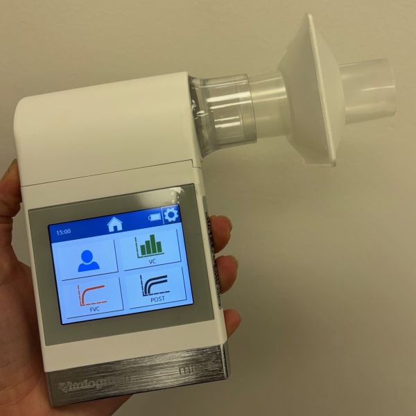 Device (spirometer) for FASST-SCI