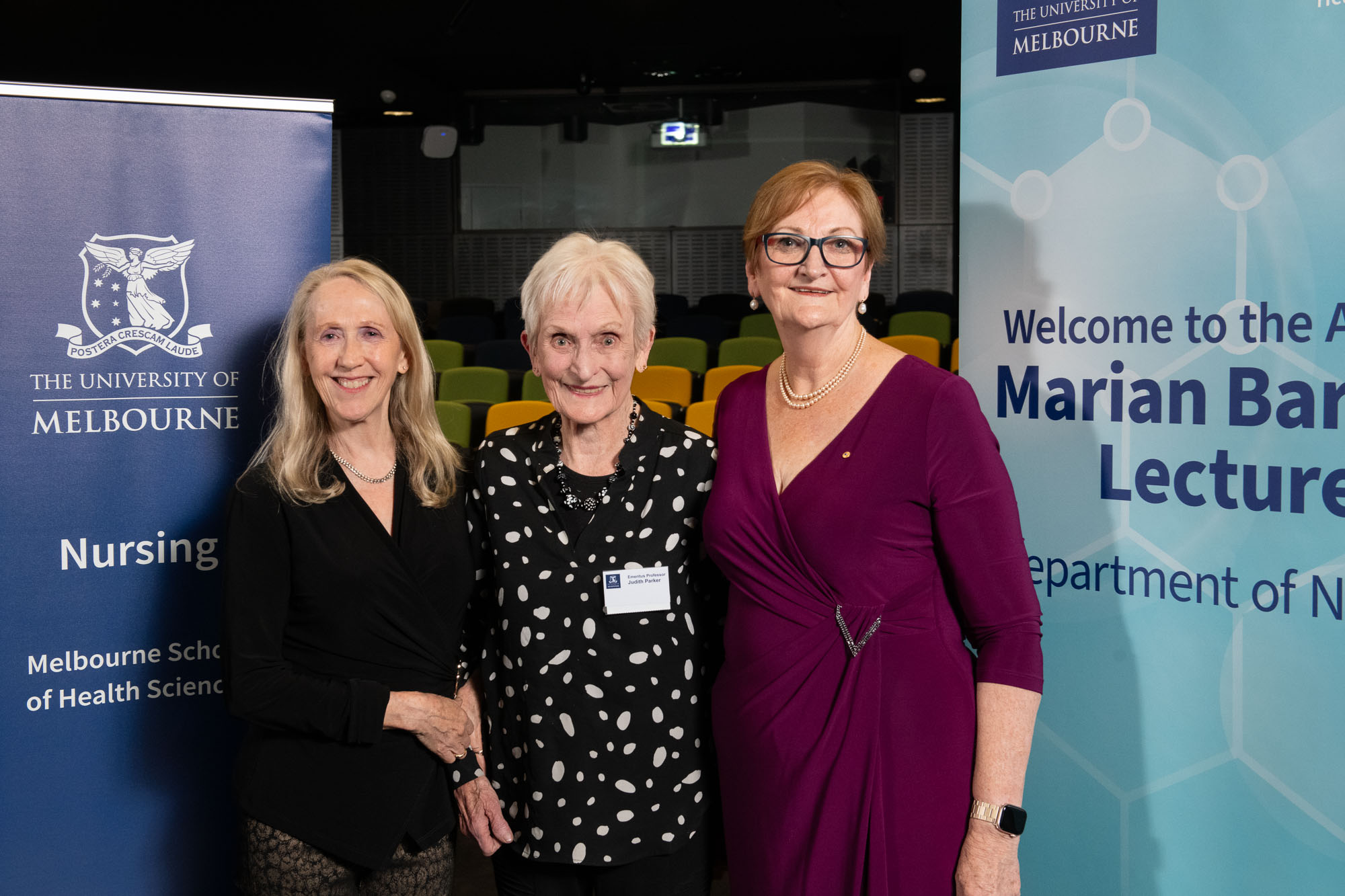 Photo of Denise Harrison, Judith Parker, Sanchia Aranda