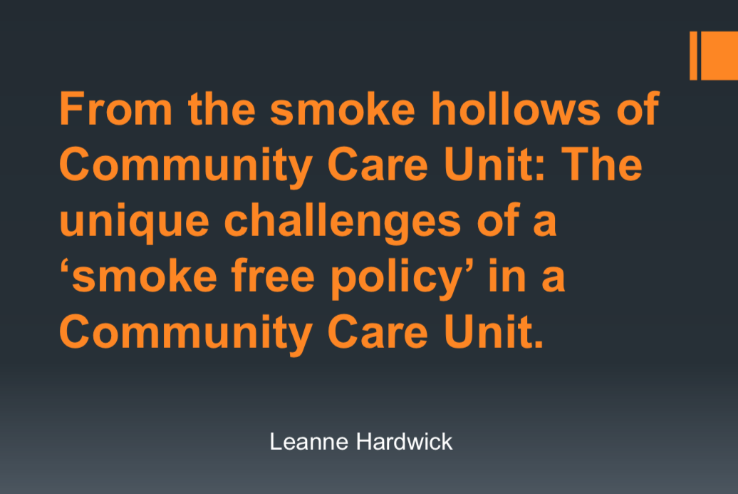 Hardwick- Smoke free policy