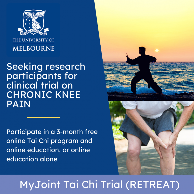 Advertisement for MyJoint Tai Chi