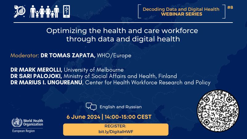 Optimising the health and care workforce through data and digital health