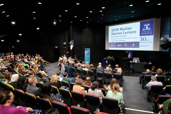 Photograph of audience