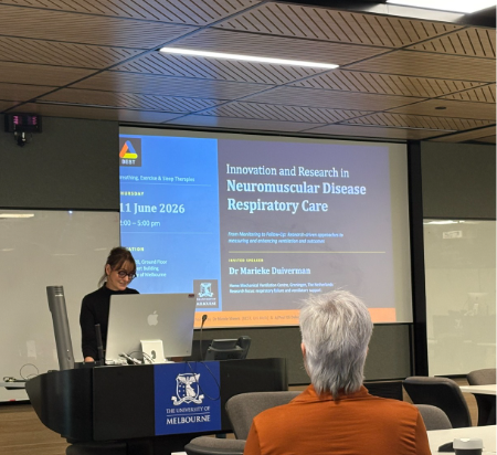 &nbsp;Co-chair Dr Nicole Sheers introducing the seminar.