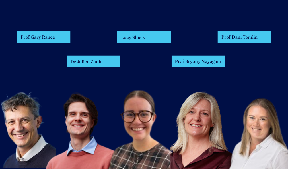 Headshots of researchers with their names listed above