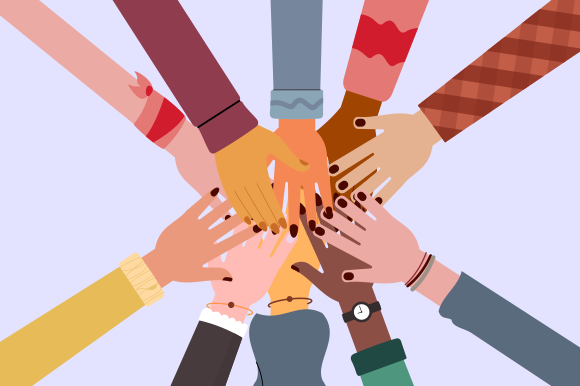 Collab Survey Group Hands Image