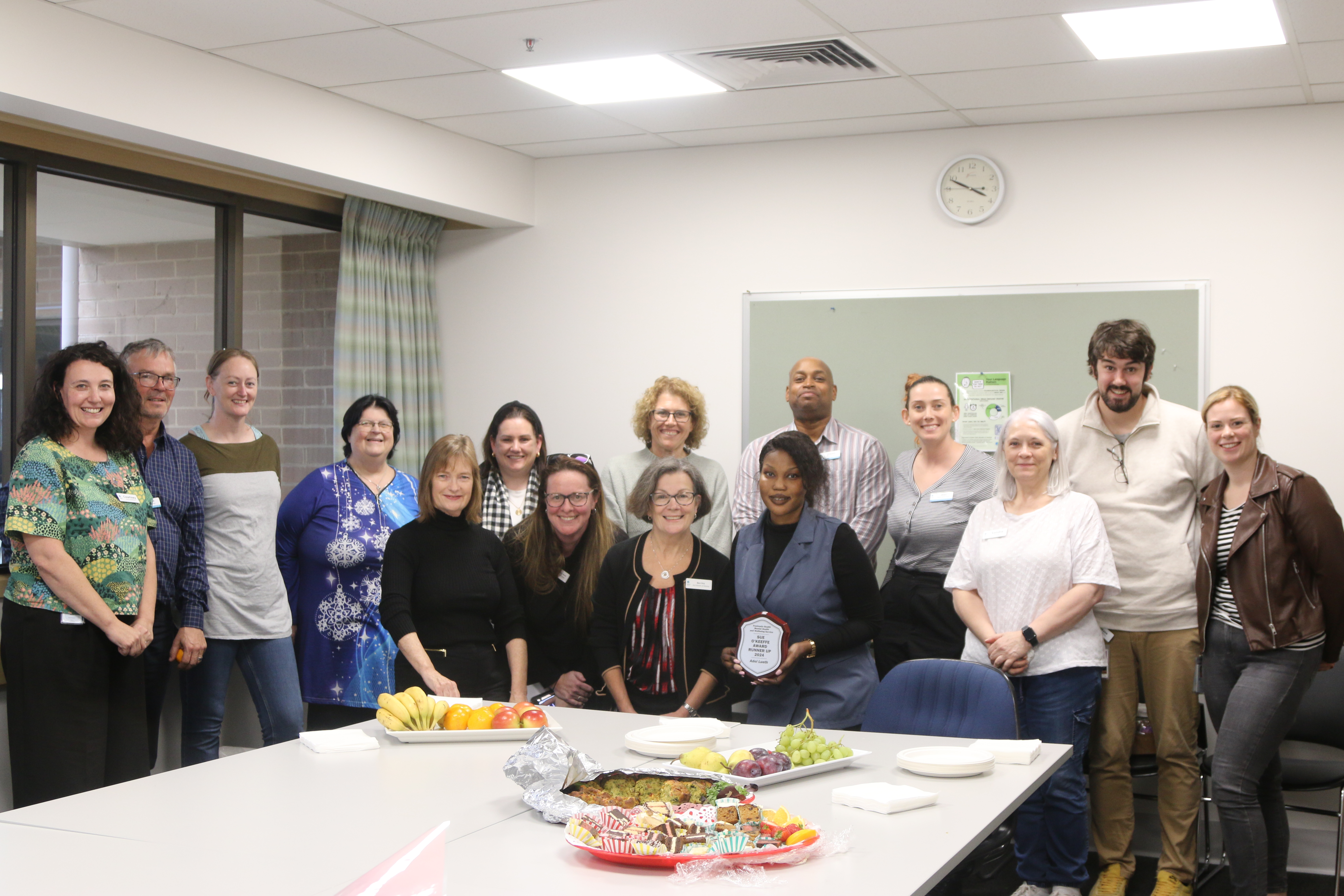 Bridget Hamilton and the Peninsula Health Team