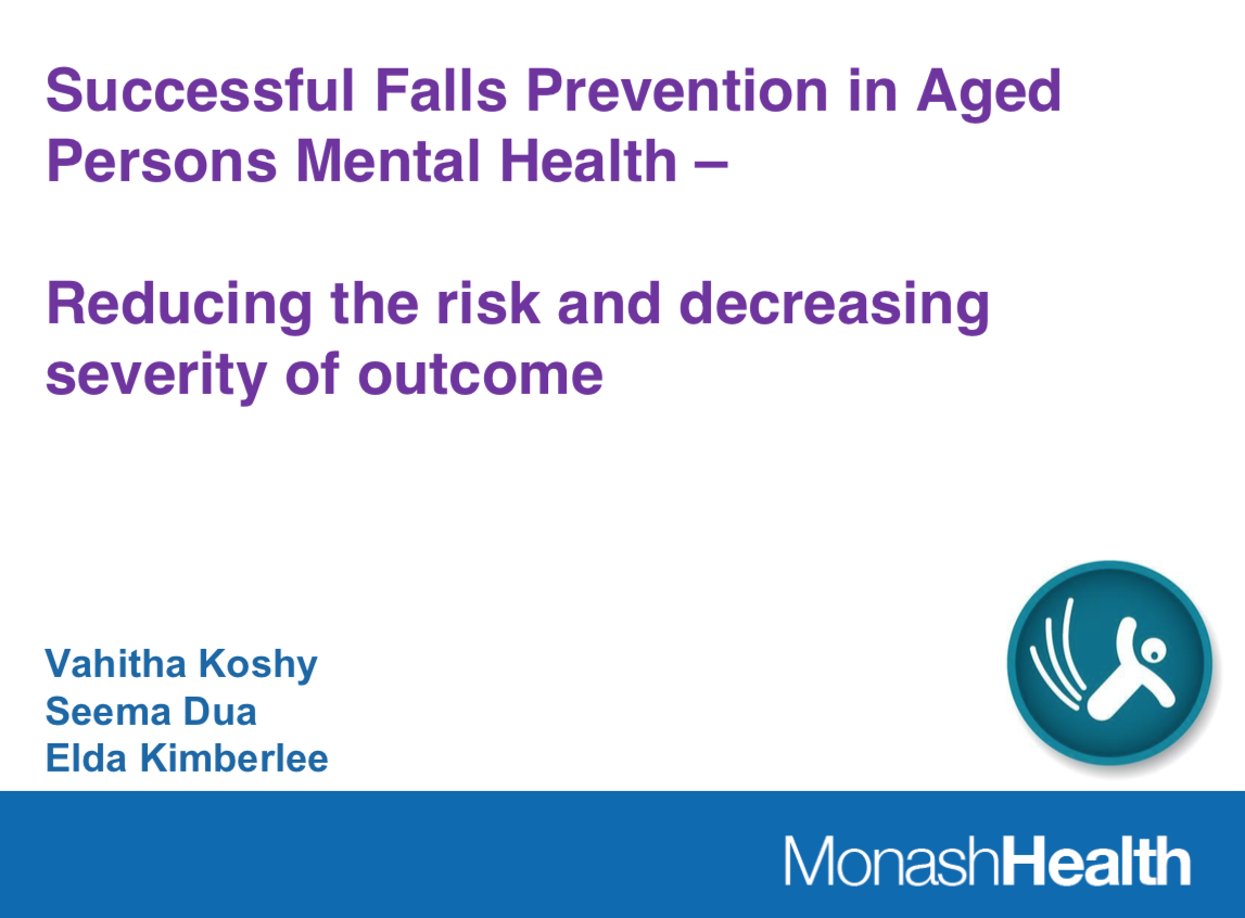 Successful falls prevention