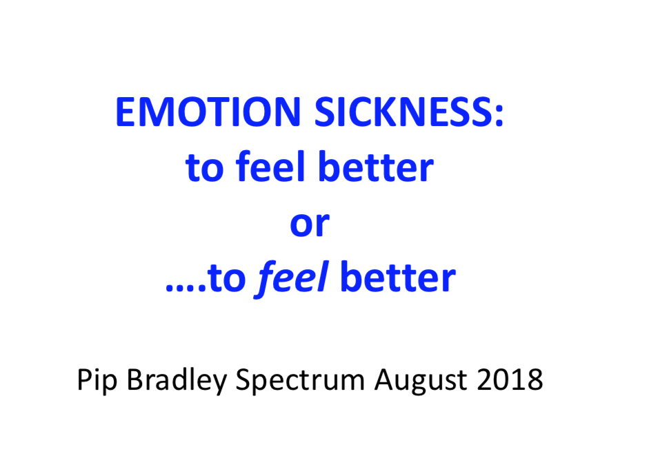 Bradley- Emotion sickness