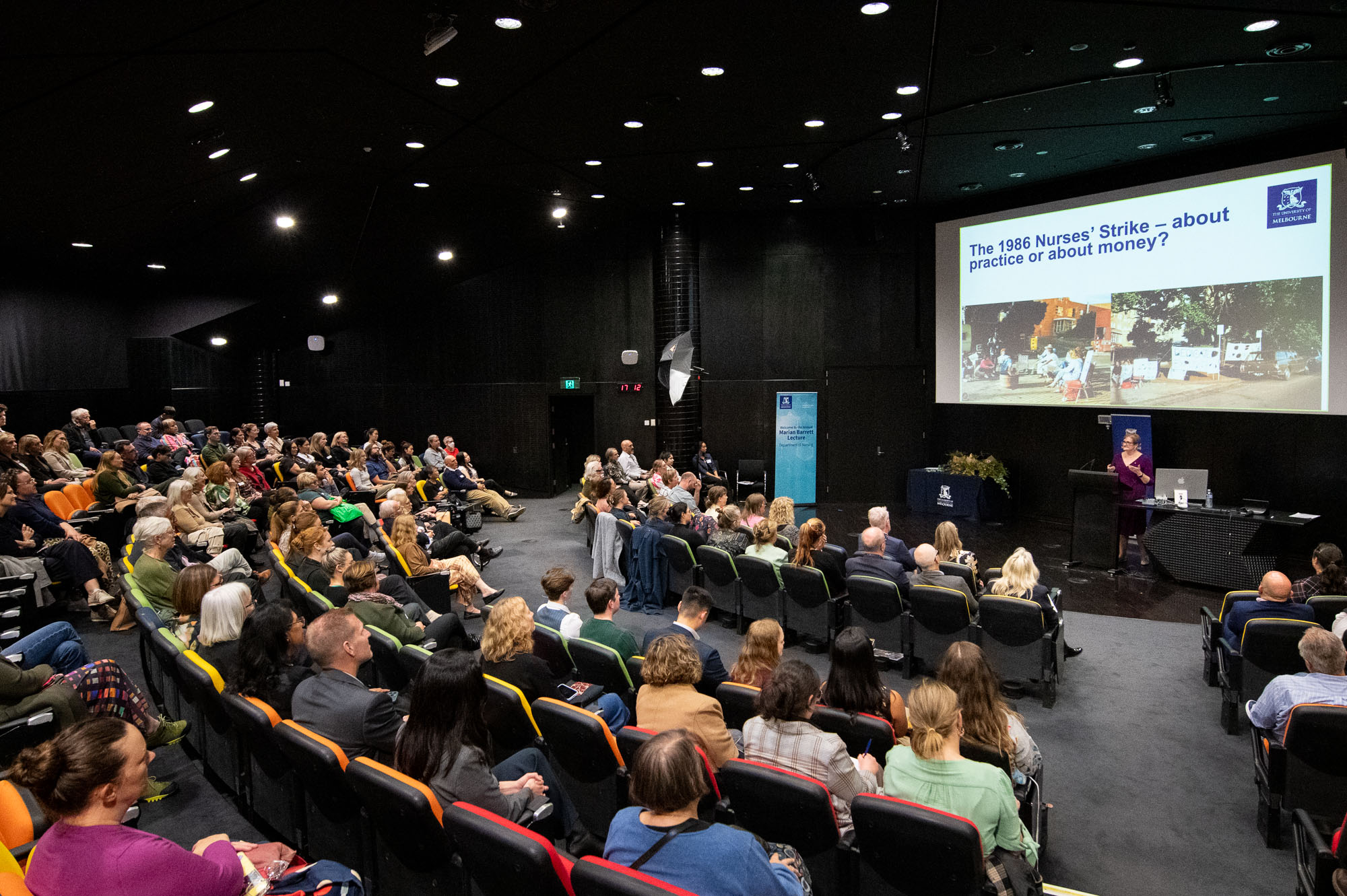Photograph of audience