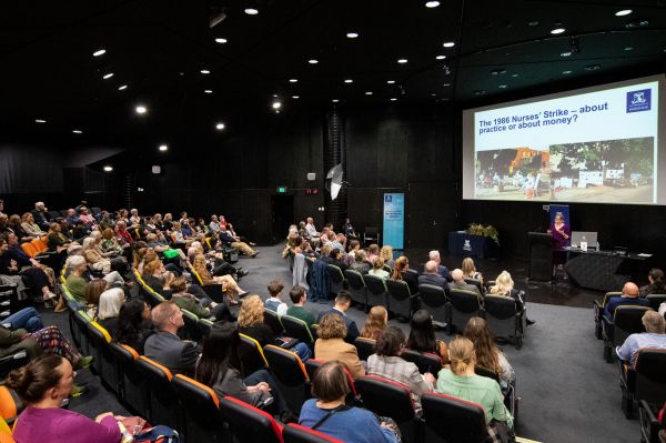 Photograph of audience