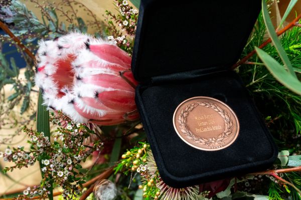 Photo of Marian Barrett Medal