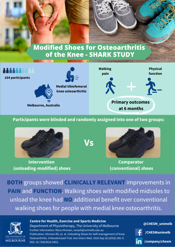 Modified SHoes for osteoARthritis of the Knee (SHARK)