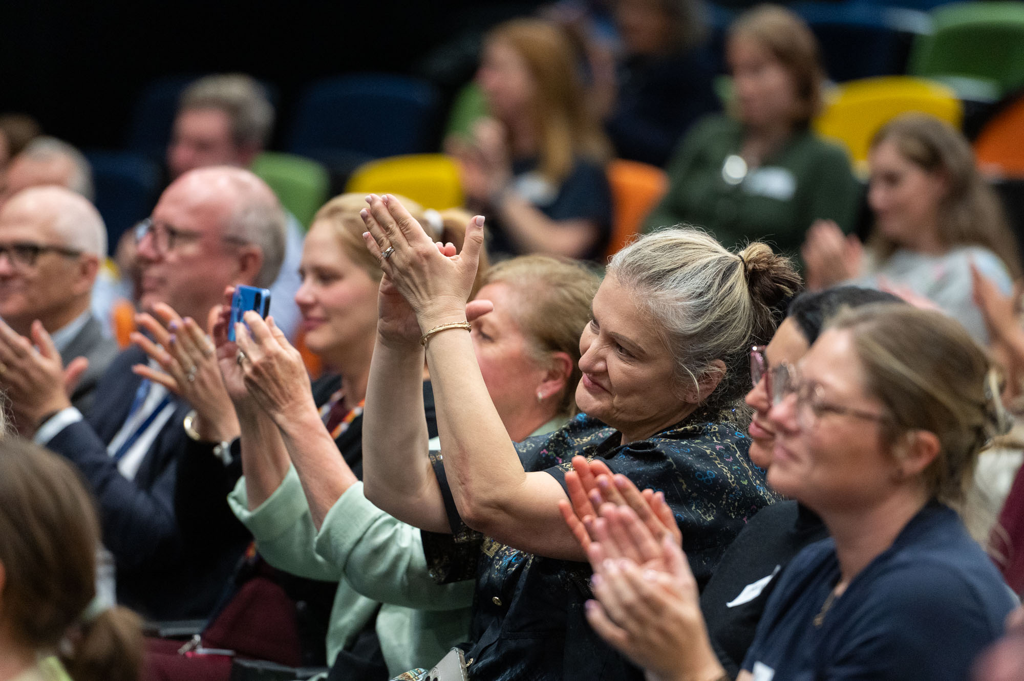 Photograph of audience
