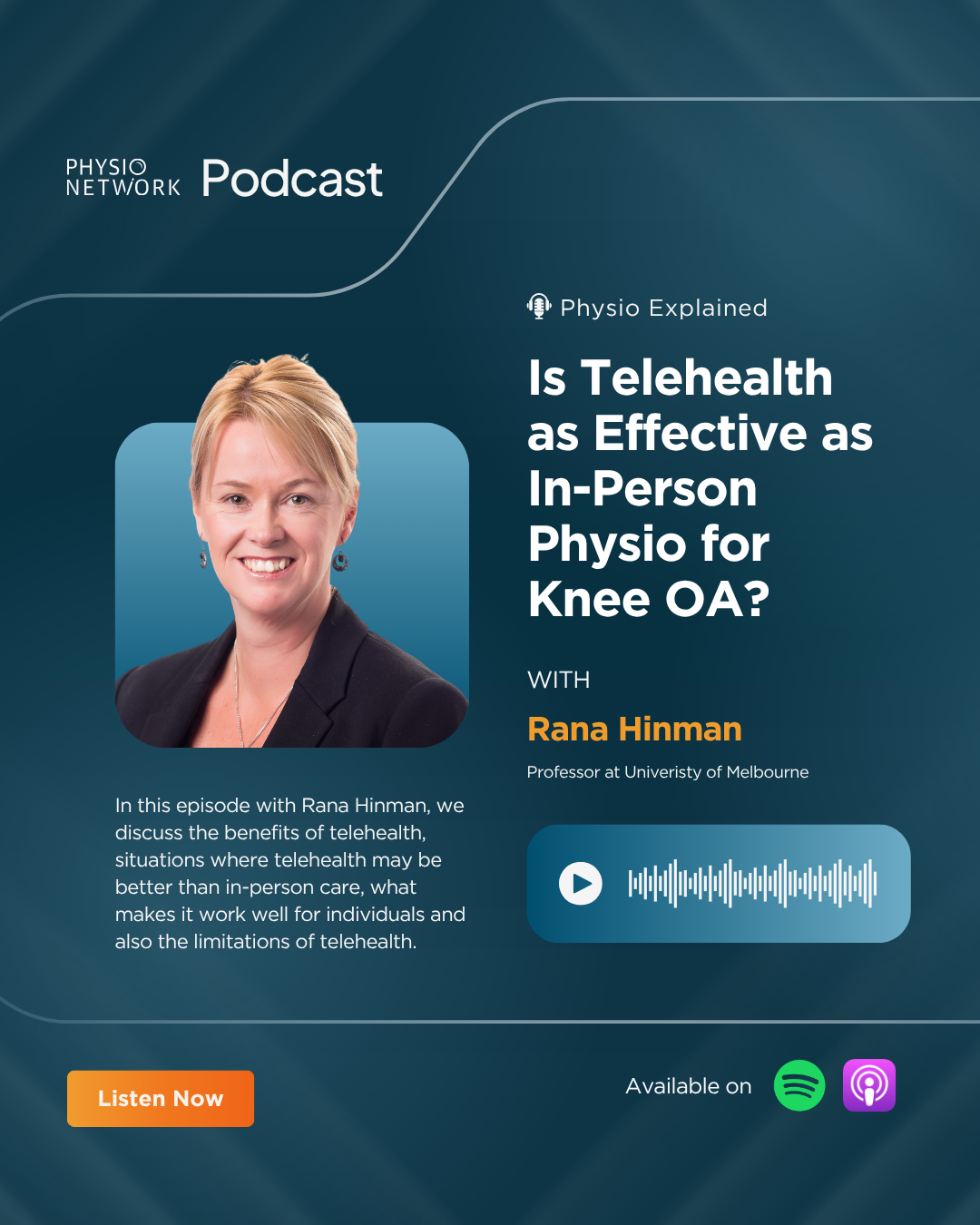 Physio Network Podcast feat Rana Hinman